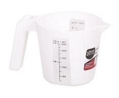 Wham Design Verre doseur en Plastique, Plastique, weiÃ, 6 x 9 x 8 cm