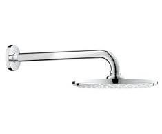 GROHE Rainshower Cosmopolitan Metal Ensemble pommeau de douche monojet, technologie Ecojoy, chrome, ø 210 mm