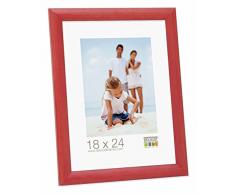 Deknudt Frames S40CL4 Cadre Photo Bois Rouge 15 x 20 cm