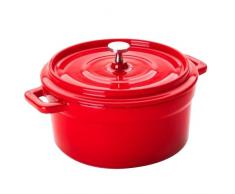 IBILI 725913R Mini Cocotte Ronde, Aluminium, Rouge, 13 cm