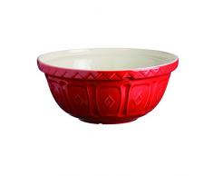 Mason Cash Mélange de Couleurs Rouge S24 résistante aux impacts en faïence 24 cm Bol à mélanger