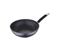Masterpro Home Edition Black PoÃªle Wok Aluminium ForgÃ©, gris, 11Â x 30Â x 51Â CM