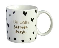 LA CARTERIE Mug cadeau Ã message Un cÃ¢lin sinon rien
