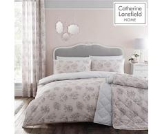 housse de couette rose poudré