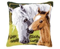 Vervaco, Kit Coussin Point De Croix, Jument, Multi-Couleurs