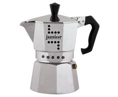 Bialetti Junior Cafetière, 6 Tasses, Aluminium