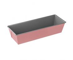 Zenker 9152 Moule Ã Cake Candy 30 cm Rosa-Argent, Acier Inoxydable, 30,5 x 11,5 x 7 cm