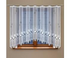 HAFT RÃ©tention Rideaux confectionnÃ©s 222570/160, 160 x 300 cm-Blanc