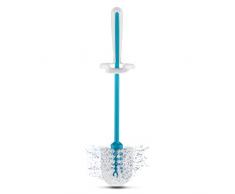 Dreamfarm Spindry â hygiénique Brosse WC Qui Tourne à Sec, Blanc et Bleu