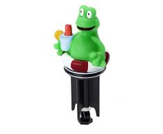 Wenko 21763100 Bouchon de Lavabo Pluggy 3D Cocktail Grenouille