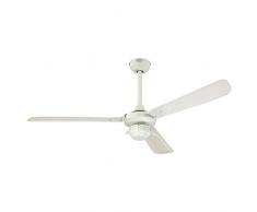 Westinghouse 7242340 Mountain Gale Ventilateur de plafond Acier blanc