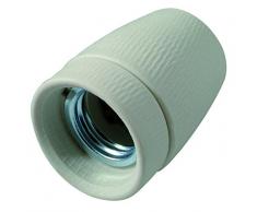Profile 790840275 Socket Porcelaine E27, MÃ©tal, Blanc