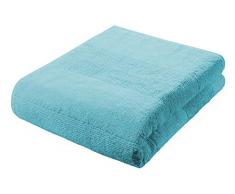 Fleuresse 2828 Terry Colour 8 Serviette de Bain Bleu Vert 90 x 200 cm