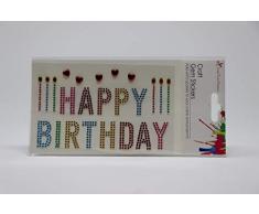 CPD Strass Stickers Autocollants Multicolore Taille unique