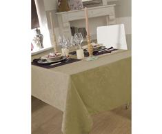 NAPPE DAMASSÉE OMBRA IVOIRE RONDE 180