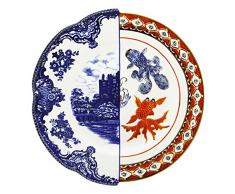 SELETTI Assiette en Porcelaine ø cm.27,5 h.2,3 Hybrid-Isaura