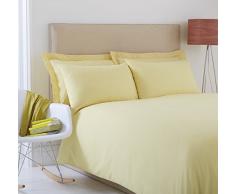 Charlotte Thomas Drap plat Percale Jaune 178cm x 254cm