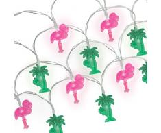 Mustard M11007A Guirlande Décorative Lumineuse avec LED - Rose et Vert Light Your Own Tropical