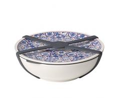 like. by Villeroy & Boch To Go Indigo Mug pour cafÃ© Ã emporter, 2 piÃ¨ces, 350 ml, Porcelaine Premium/Silicone, Bleu/Mauve