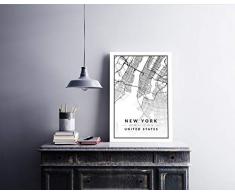 Bonamaison DÃ©coration Murale en Toile, Multicolore, 50 x 70 cm