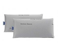 Todocama Oreiller viscoélastique Carbone Naturel, 75 cm, 2