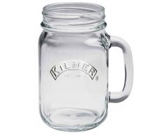 Kilner Bocal Ã Boire 396,9Â gram/400Â MLÂ âÂ Pot de Confiture en Verre avec poignÃ©e pour Les Cocktails et Smoothies
