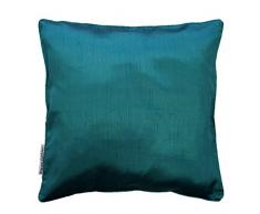 douceur dintÃ©rieur housse de coussin 40x40 cm shantung shana bleu