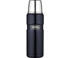 THERMOS 4003.256.047 Stainless King Bouteille Isotherme en Acier Inoxydable Bleu 0,47 l