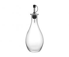 Home Huilier avec Bouchon doseur, 400Â ML, Verre, Transparent, 9Â x 9Â x 22Â cm