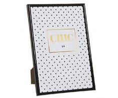 Dcasa Cadre Photo en polypropylène A4 pour décoration de la Maison Unisexe Adulte, Noir