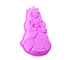 Silikomart 20.336.23.0065 SFT336 Moule Ã GÃ¢teaux Forme Princesse Silicone Rose