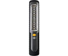 Brennenstuhl Lampe Torche LED Rechargeable avec dynamo, 300 Lumens (IP20, Un Crochet, Un Aimant au dos, Autonomie Max 9H), Noir