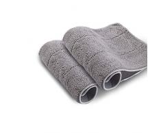 2 lingettes pour balai microfibre avec pulvérisateur