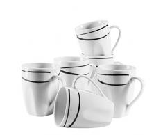 Domestic 991366 Tasse Ã CafÃ© 6 PiÃ¨ces Oslo