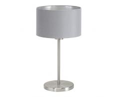 Eglo Lampe 31628Â intÃ©rieur, mÃ©tal, E27, gris
