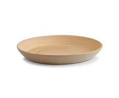 Zeller 25146 Bol Bambou Taupe 30 x 4 x 30 cm