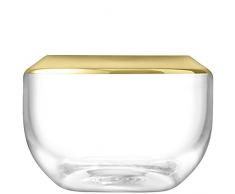 LSA International Space Photophore H6.5 cm Doré Clair, décoré