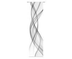 Home Fashion 86475â703 Ferrol Panneau Coulissant Impression numérique, Plastique, Gris, 245 x 60 cm