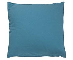 Vent du sud Taie doreiller Coton - Bleu (Topaze) - 63x63 cm