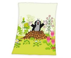 Herding LA PETITE TAUPE Couverture Pour Bébés, 75 x 100 cm, Microfibre, Multicolore