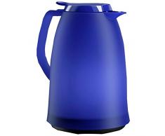 Emsa 514506 MAMBO Pichet isotherme, fermeture Quick Tip 1 Litre, (L x B x H): 17,2 x 14,5 x 21,5 cm, bleu