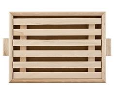 Home Wood Planche Ã dÃ©couper pour Pain avec Grille, Bois, Beige