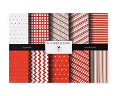 LÃ© Papiers de Ninon Sets de Table, Papier, Multicolore, 48,5x36,5x50 cm