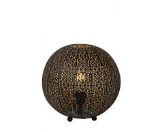 Lucide TAHAR - Lampe De Table - Ã 33 cm - Noir