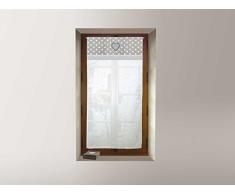 Soleil docre Passion Brise Bise BrodÃ©, Coton, Ecru, 60x90 cm