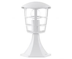 Eglo 93107 Plafonnier, Acier Inoxydable, GU10, Miroir, Argent, Blanc