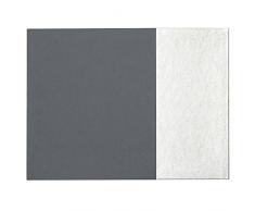 Premier Housewares Set de Table en Carton PU Gris 1 x 28 x 21 cm