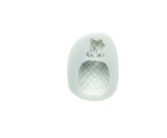 Silikomart 71.156.00.0096 Moule pour PÃ¢te Ã Sucre SLK056 Ananas Silicone Blanc