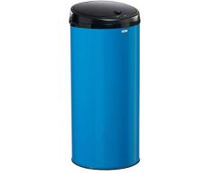 Poubelle à Ouverture Automatique, 45 L, Bleu Ciel