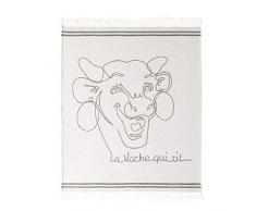 Coucke Plaid, Gris, 127 x 178 cm